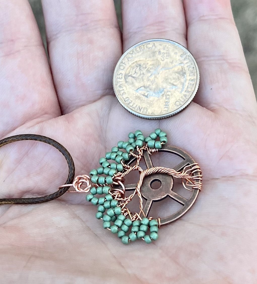 #4 Gear Tree Pendant