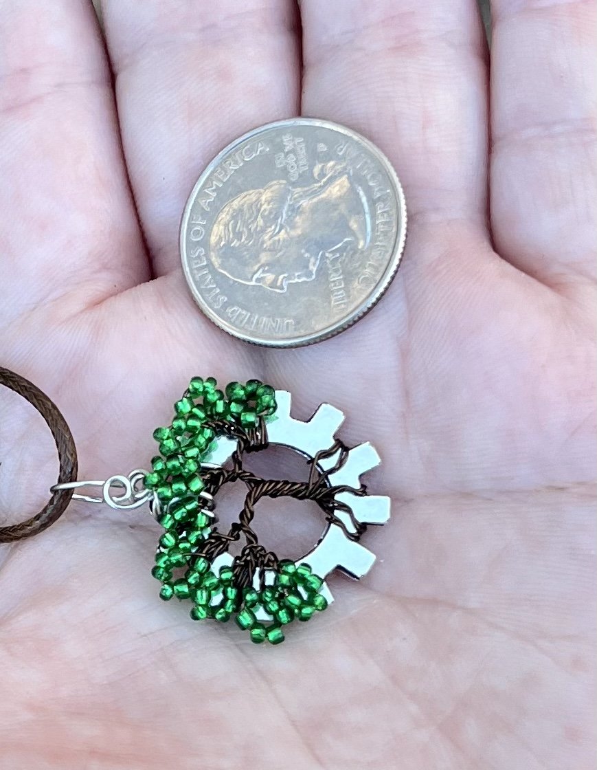 #2 Gear Tree Pendant