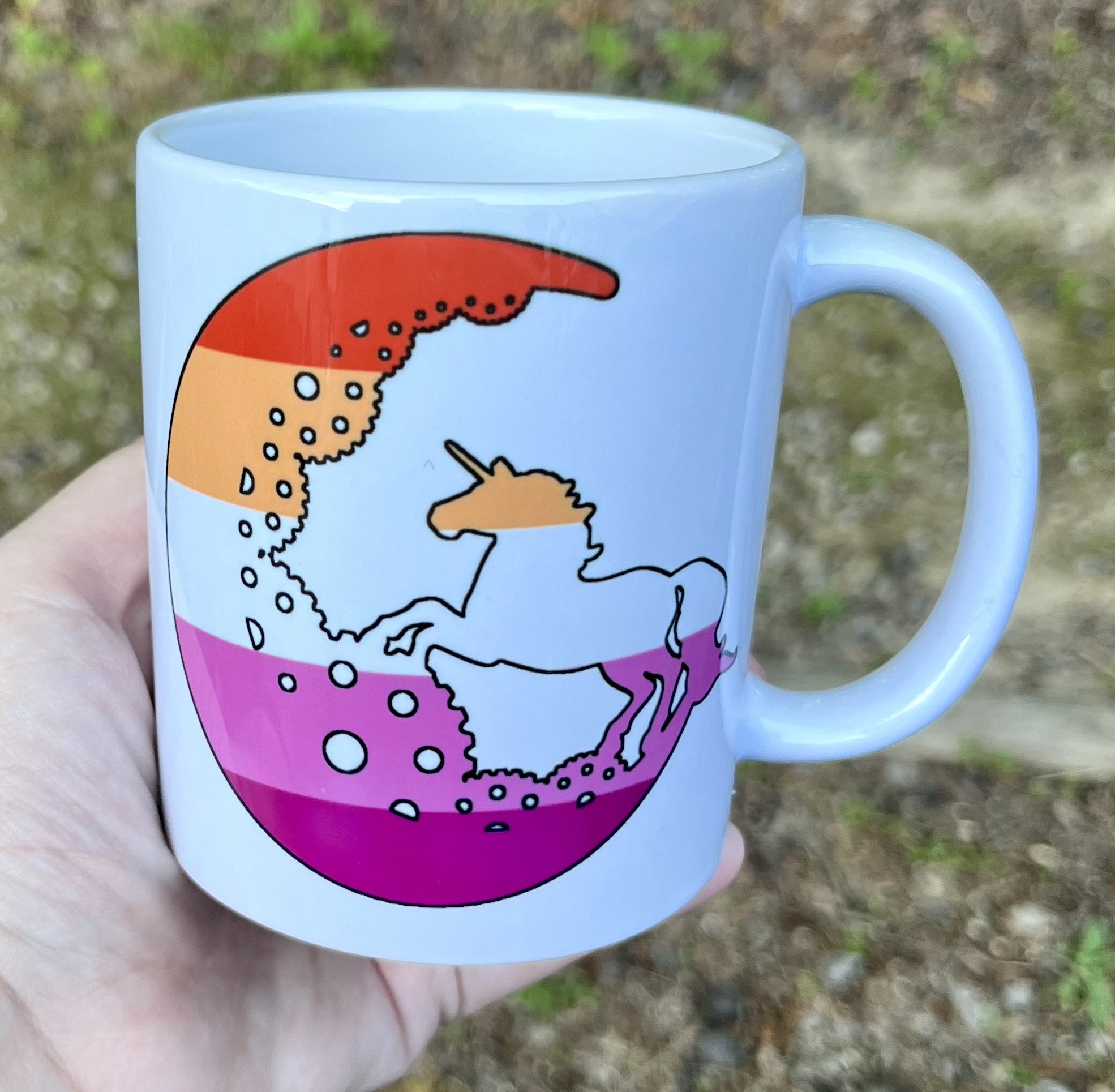 11 oz Sublimated Feeling Stabby Lesbian Mug