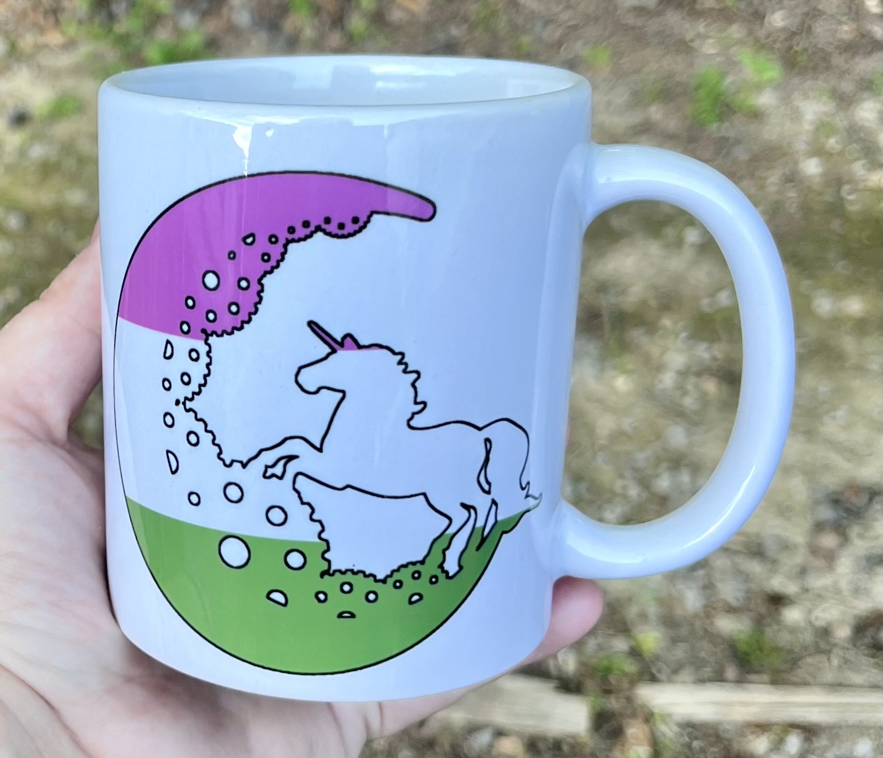 11 oz Sublimated Feeling Stabby Gender Queer Mug