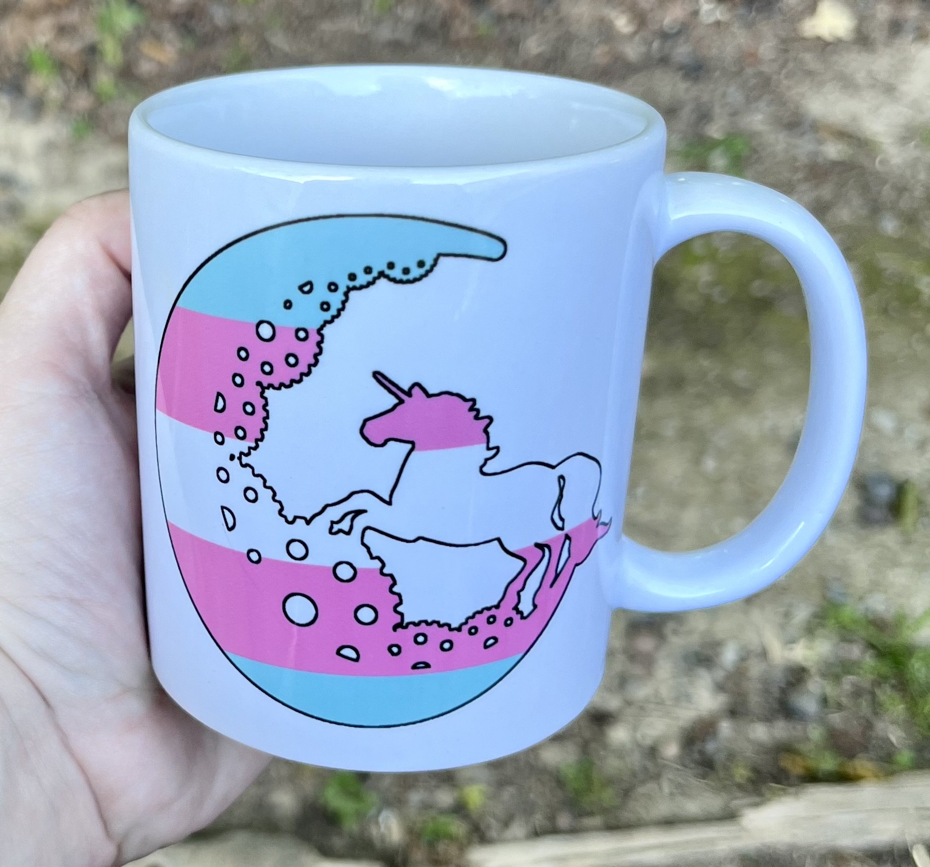 11 oz Sublimated Feeling Stabby Transgender Mug