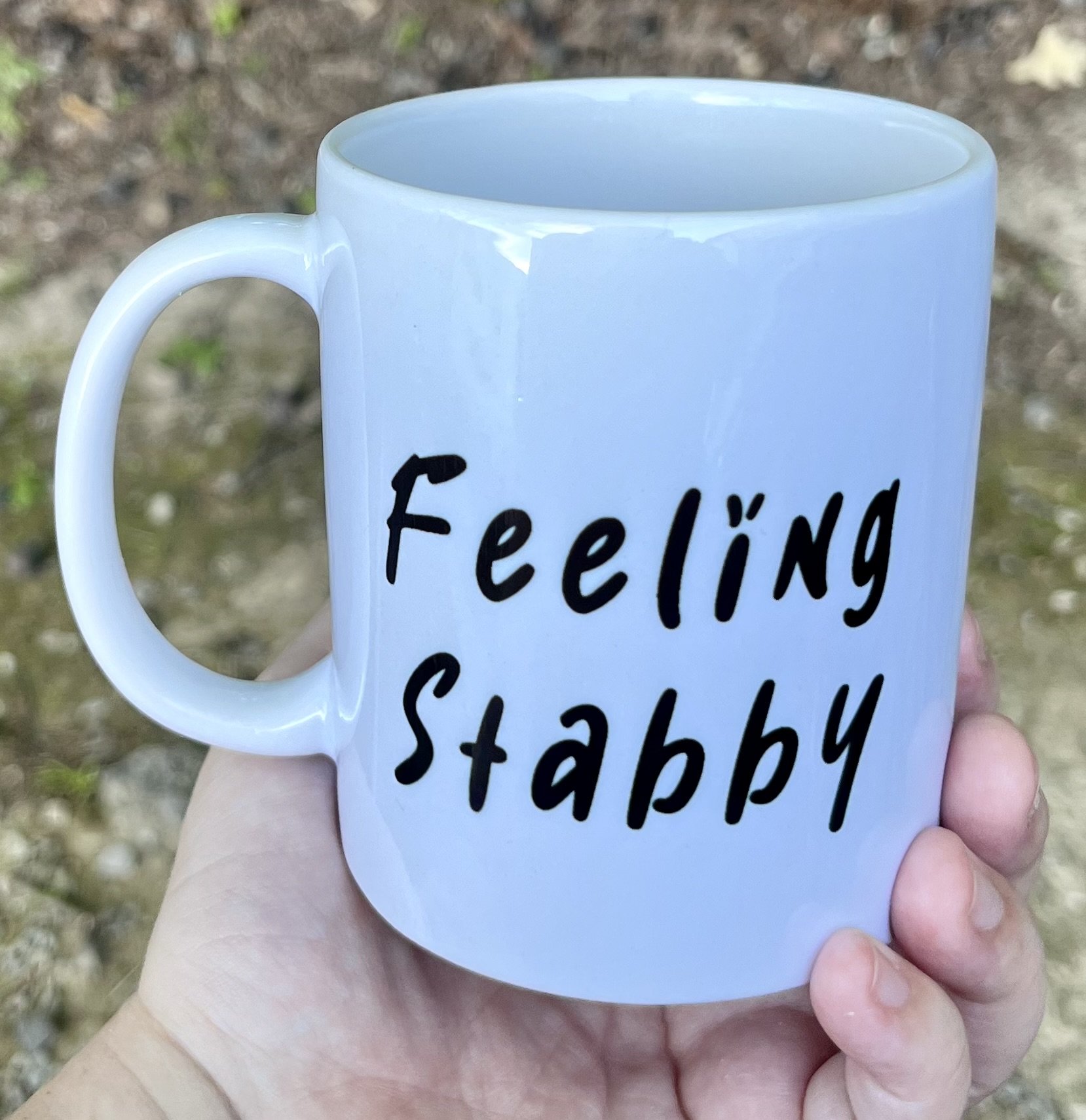 11 oz Sublimated Feeling Stabby Bisexual Mug