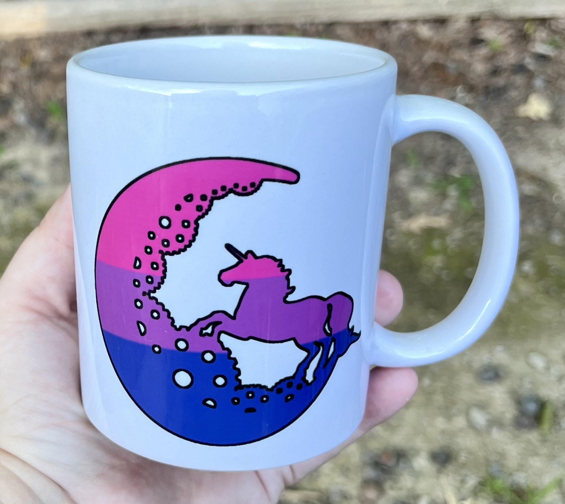 11 oz Sublimated Feeling Stabby Bisexual Mug